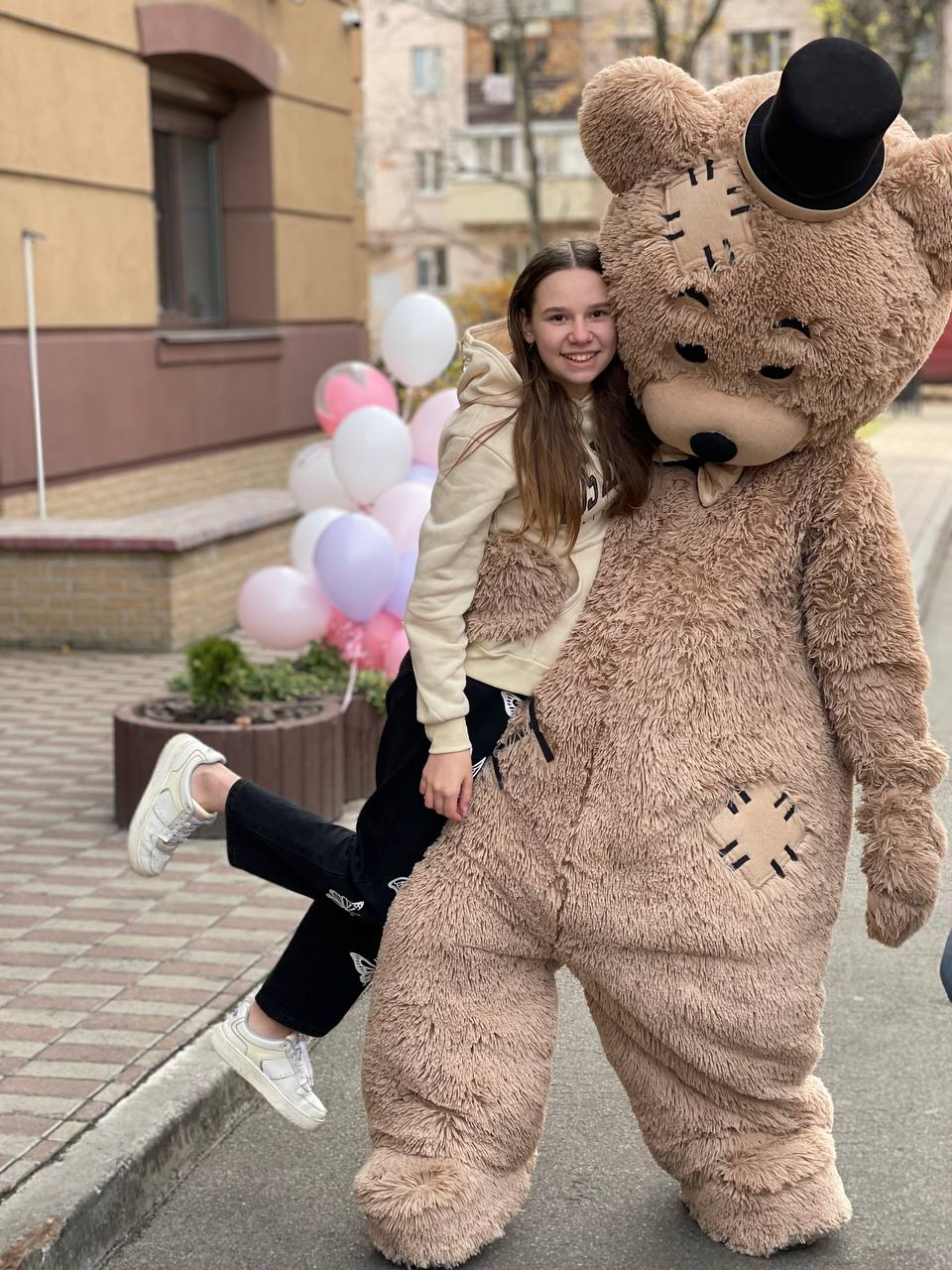 Коричневий Мішка Тедді аніматор Київ та Київська область